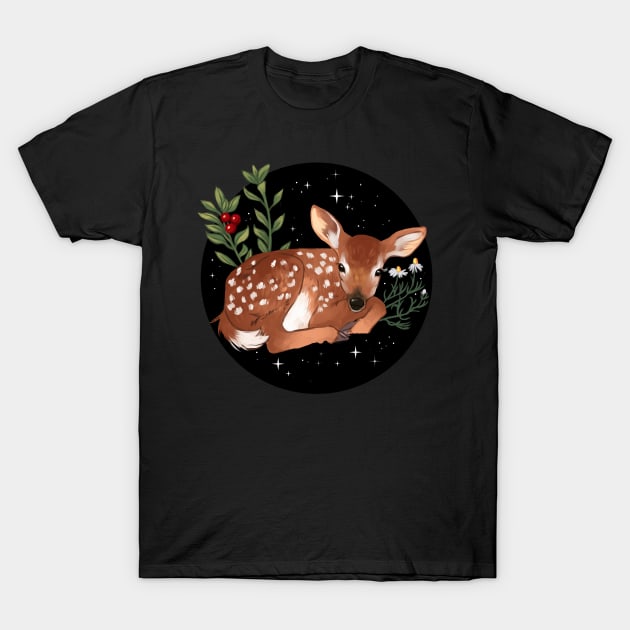 Fawn T-Shirt by Le Cerf Noir